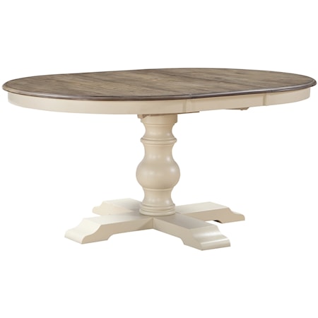 Casual Oval Dining Table with 18" Leaf