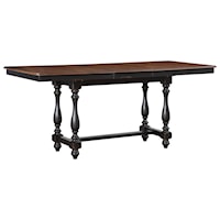Casual 84" Counter Height Table with 18" Leaf