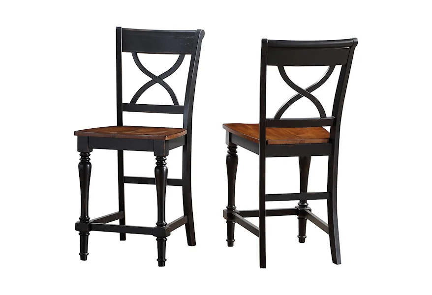 Torrance X-Back Barstool by Winners Only at Conlin's Furniture
