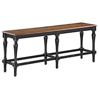 Casual 60" Tall Dining Bench