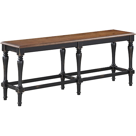 Casual 60" Tall Dining Bench