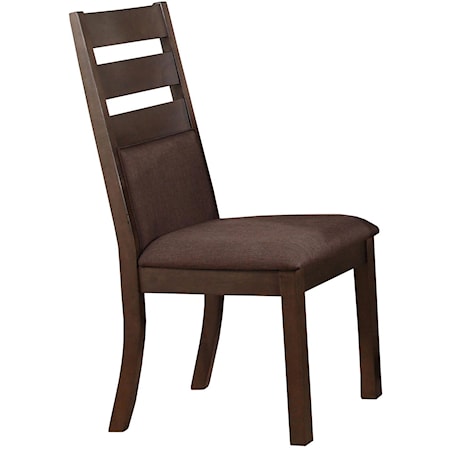 Cushioned Ladder Back Side Chair