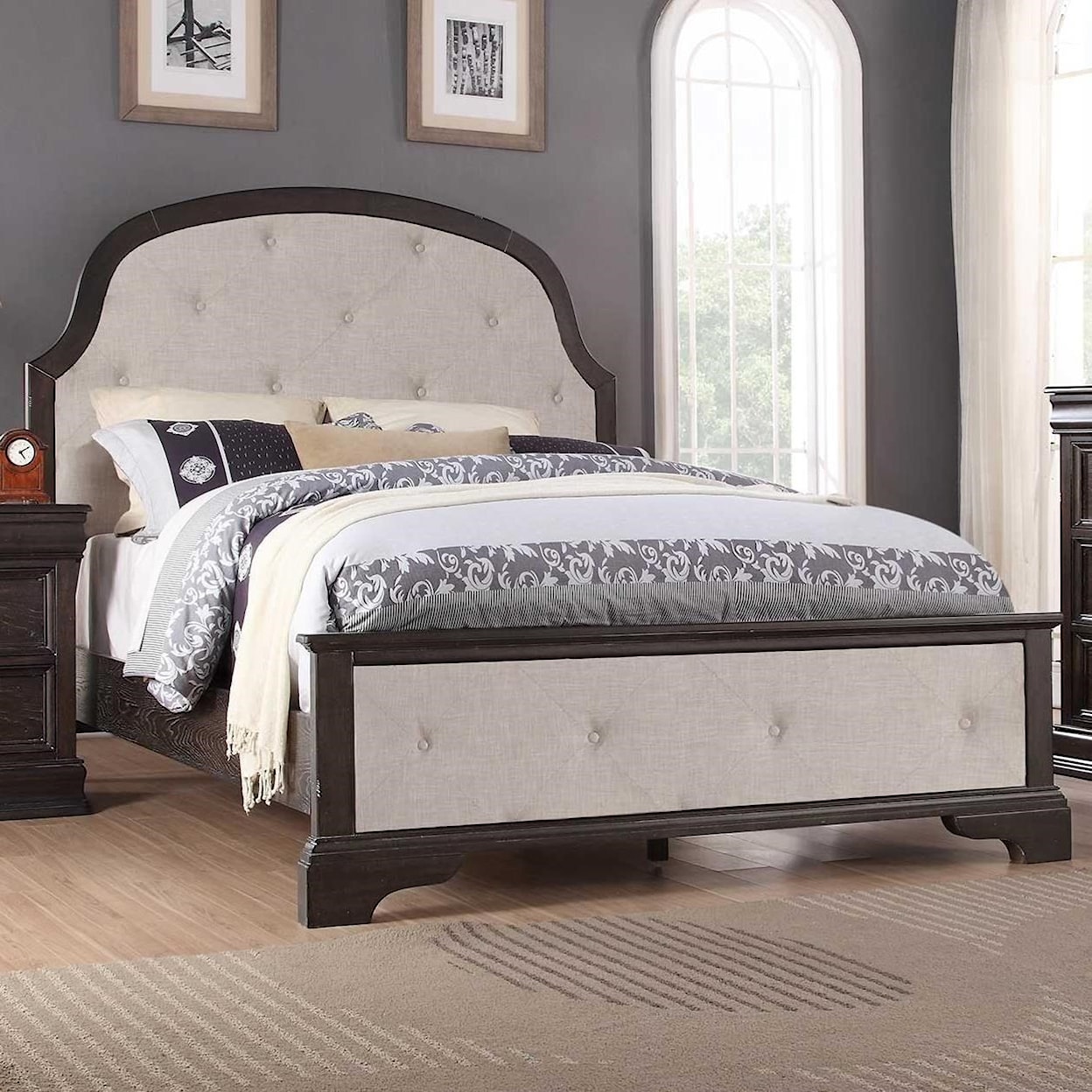 Winners Only Xcalibur Queen Upholstered Bed