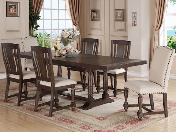 7-Piece Table and Chair Set