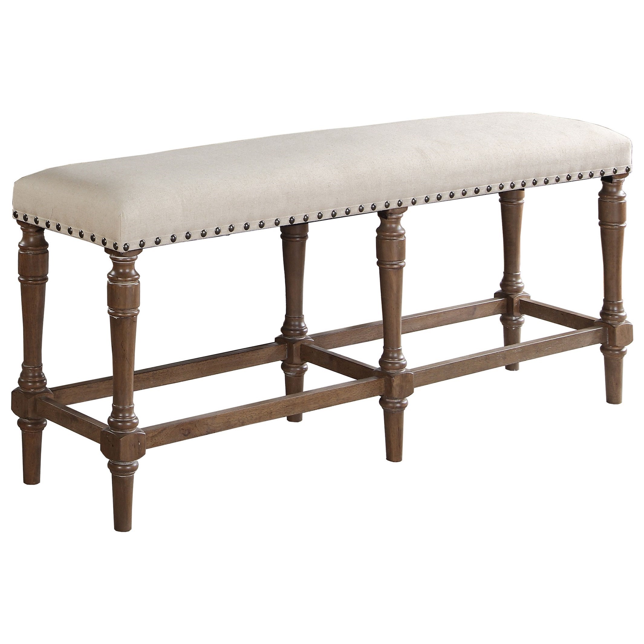 Tall best sale dining bench
