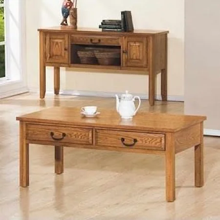 Casual Style 48" Coffee Table