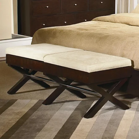 Storage Bench with Upholstered Seat