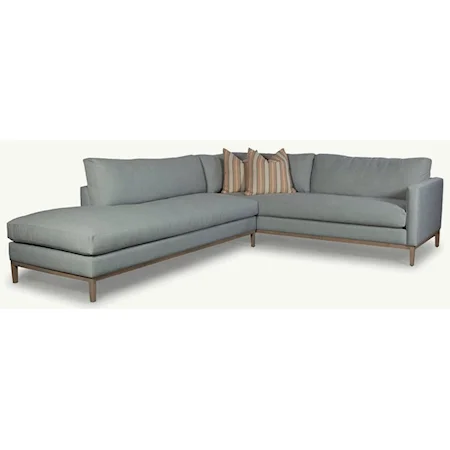 2 Pc Sectional Sofa w/ LAF Chaise