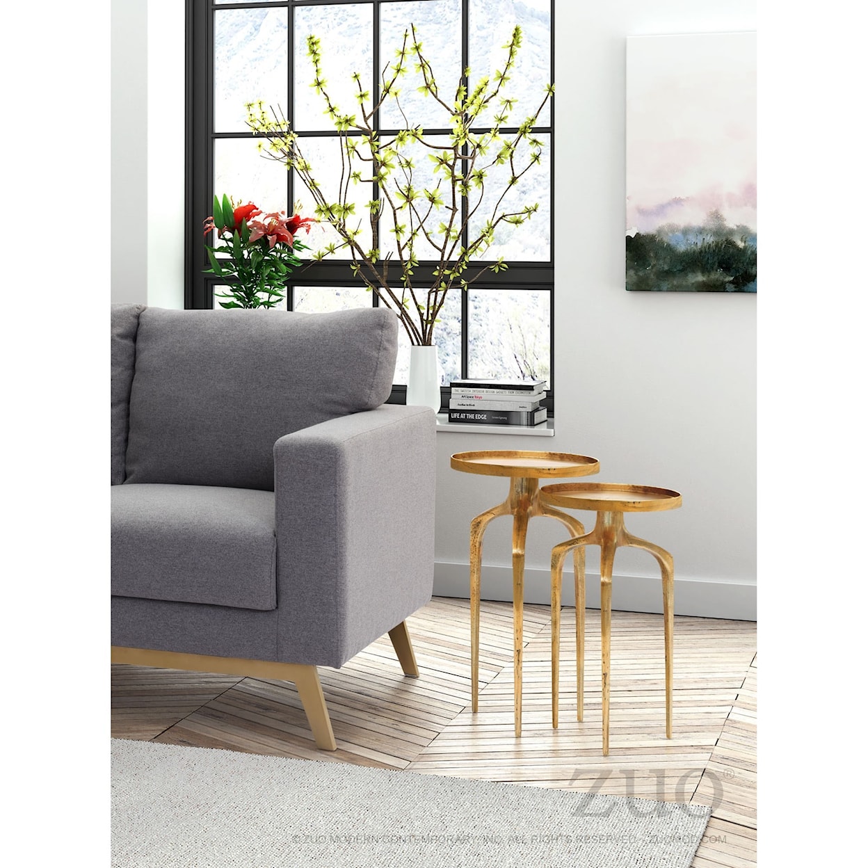 Zuo Como Accent Table Set