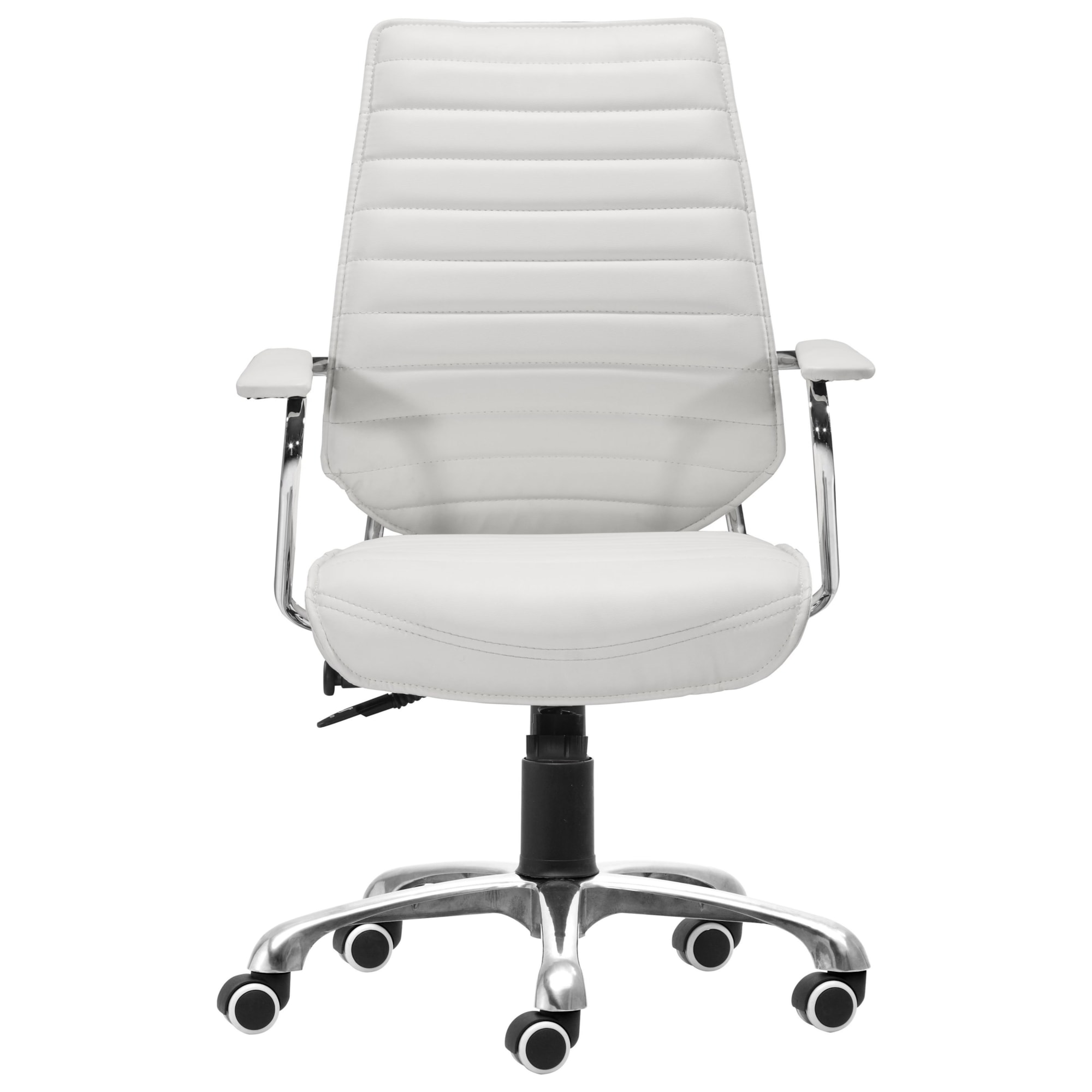 Zuo Enterprise 205165 White Enterprise Low Back Office Chair White