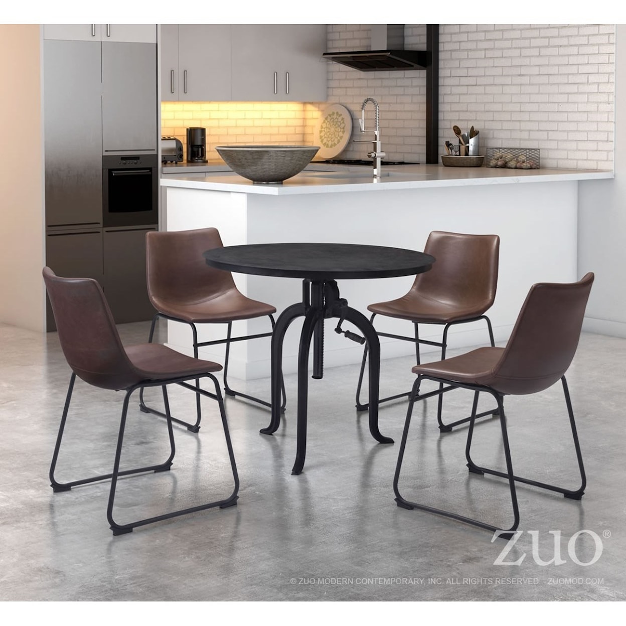 Zuo Smart Dining Chair Set