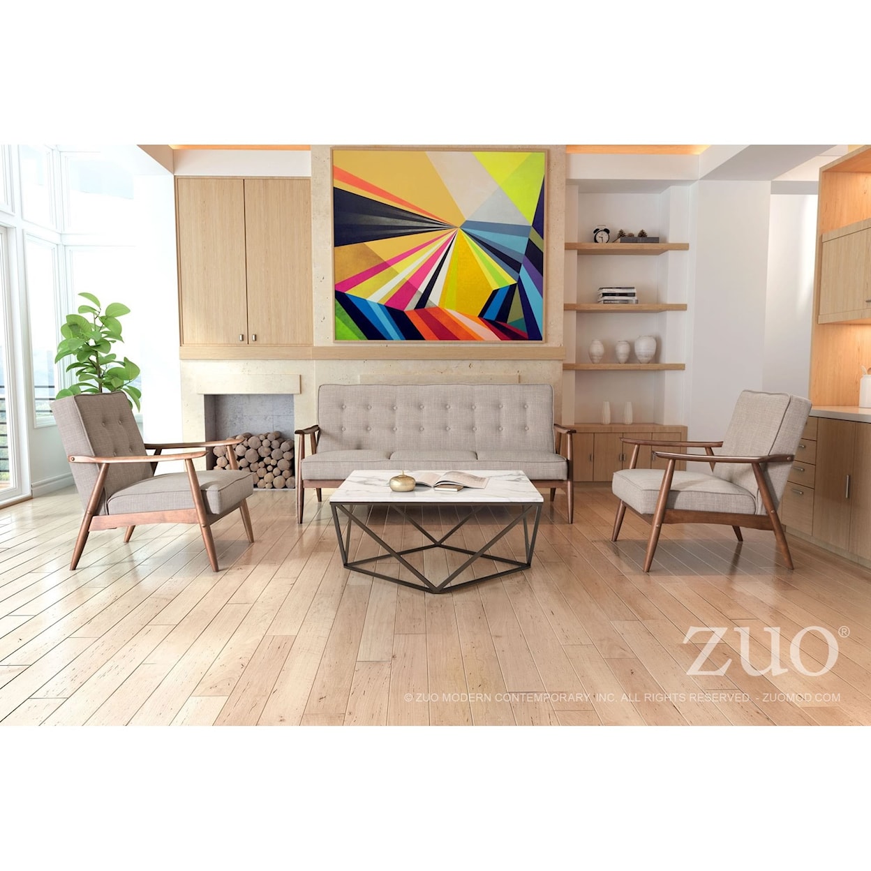 Zuo Tintern Coffee Table