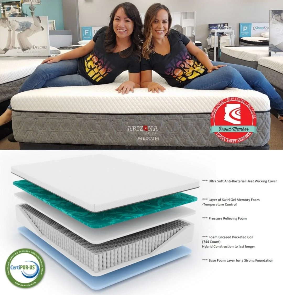 The Mattress that Supports YOU and ARIZONA!