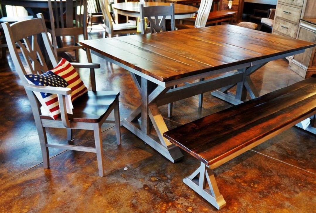 Amish farmhouse hot sale table near me