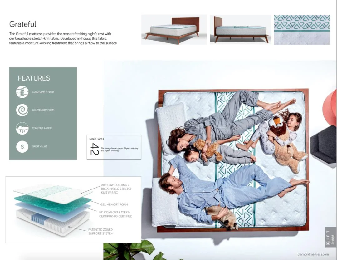 Diamond Grateful Firm Mattress Collection