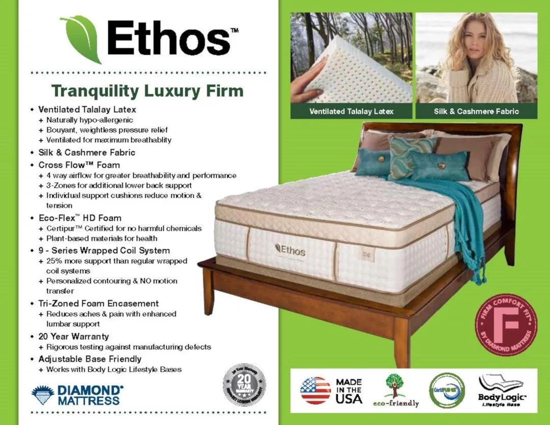Diamond Ethos Tranquility Luxury Firm Mattress Collection