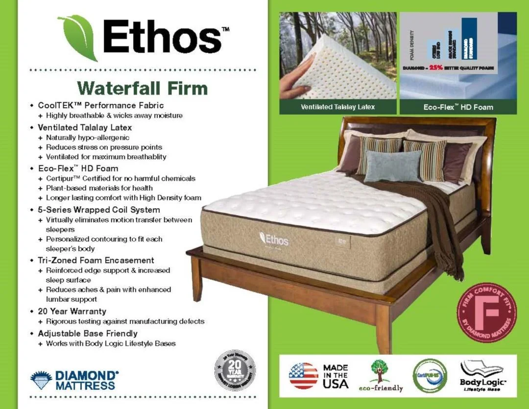 Diamond Ethos Waterfall Firm Mattress Collection