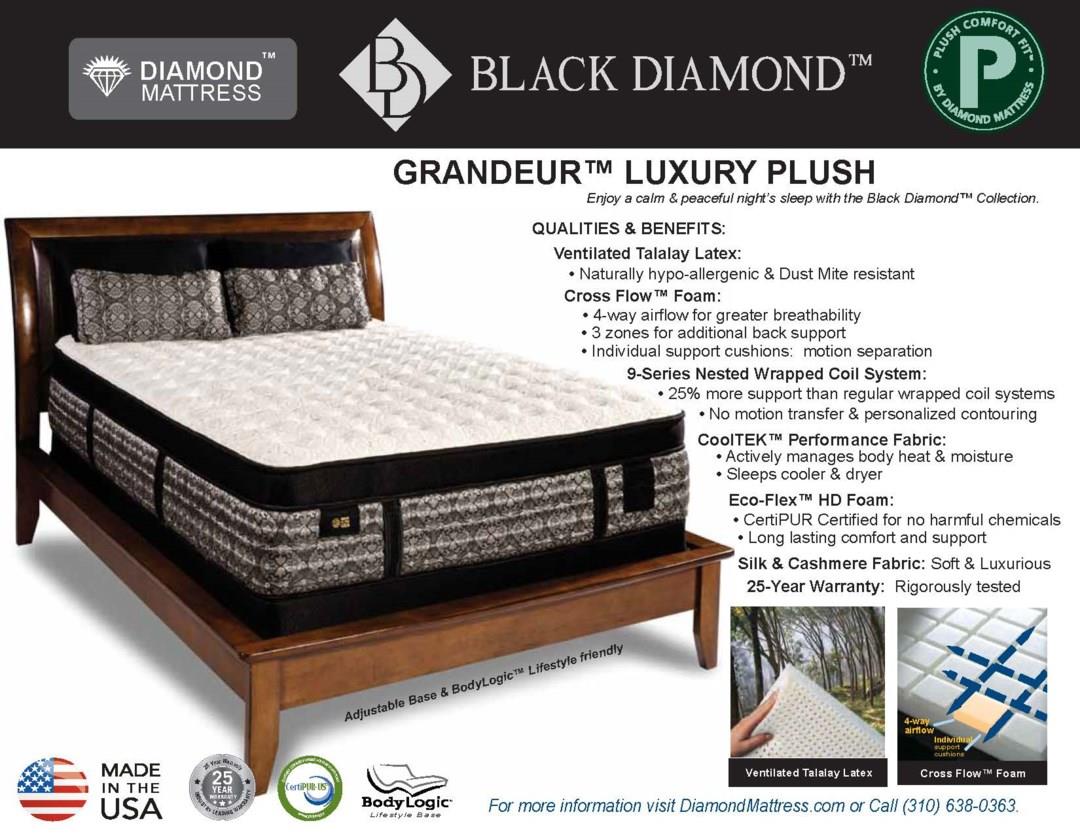 Diamond plush mattress store