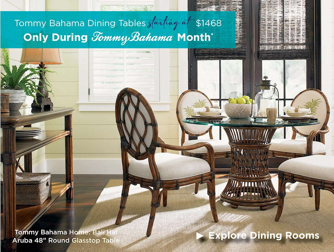 Save 50% on Dining during Tommy Bahama Month