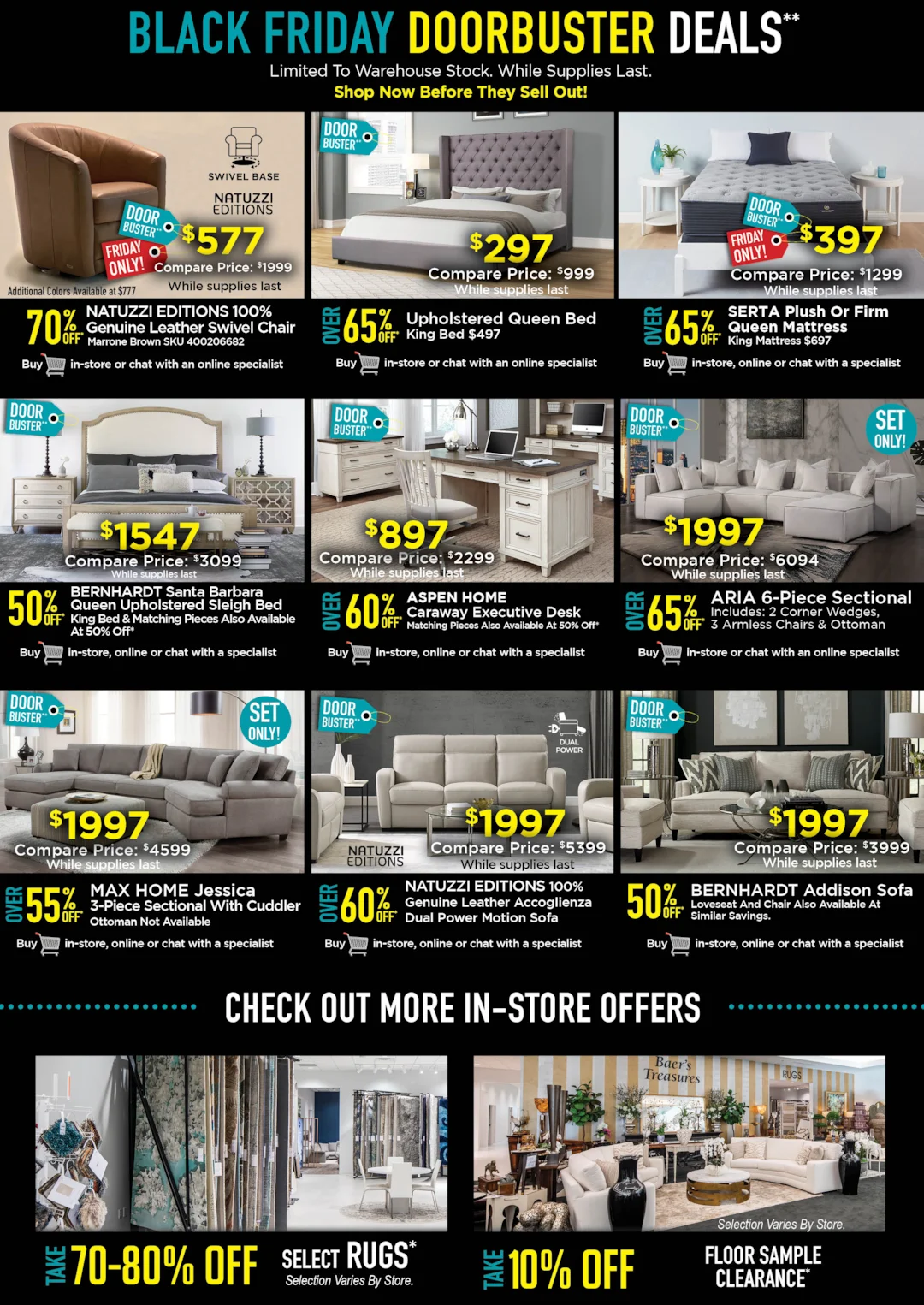 Black Friday Sale | Baer's Furniture | Ft. Lauderdale, Ft ...