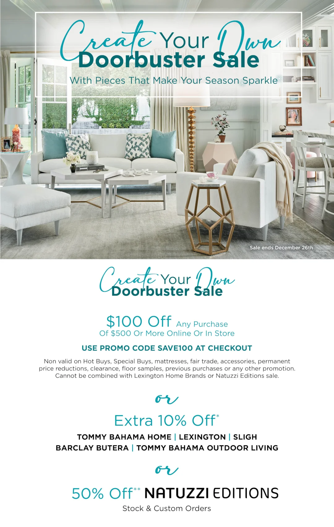 Create Your Own Doorbuster Sale Baer's Furniture Ft. Lauderdale, Ft