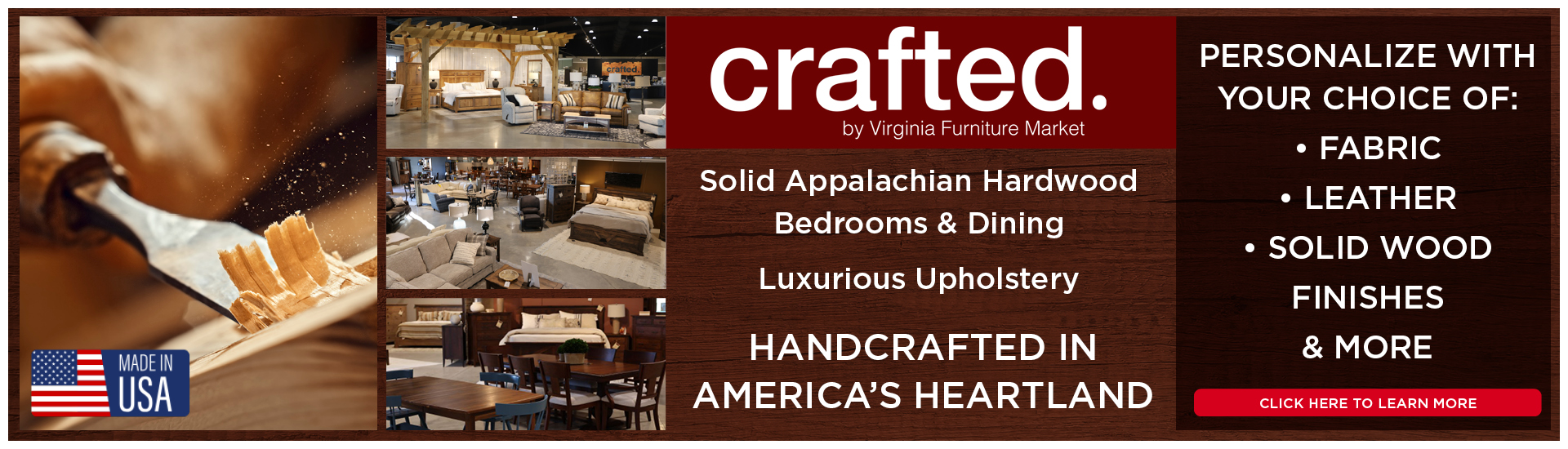 Crafted by Virginia Furniture Market