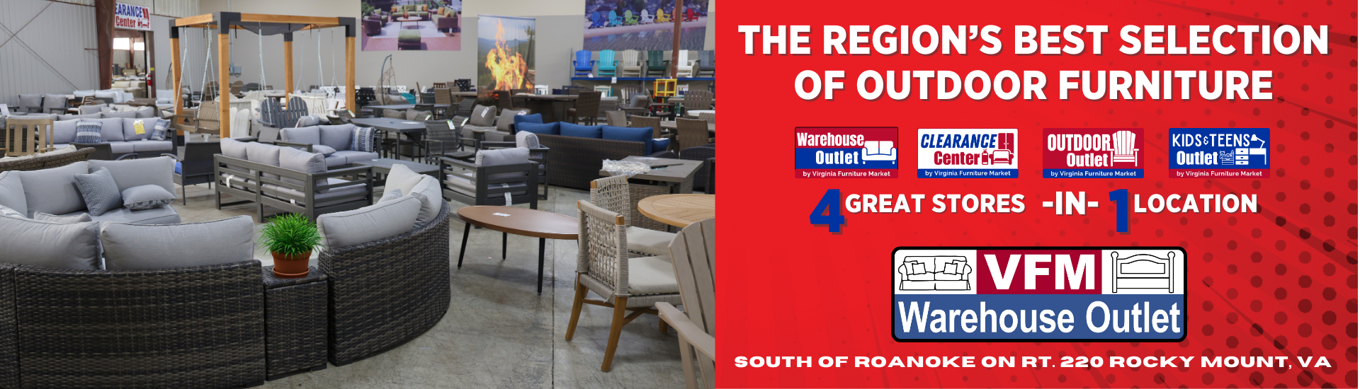 Tis the Season for Outlet Savings at Virginia FUrniutre Market's Warehouse Outlet