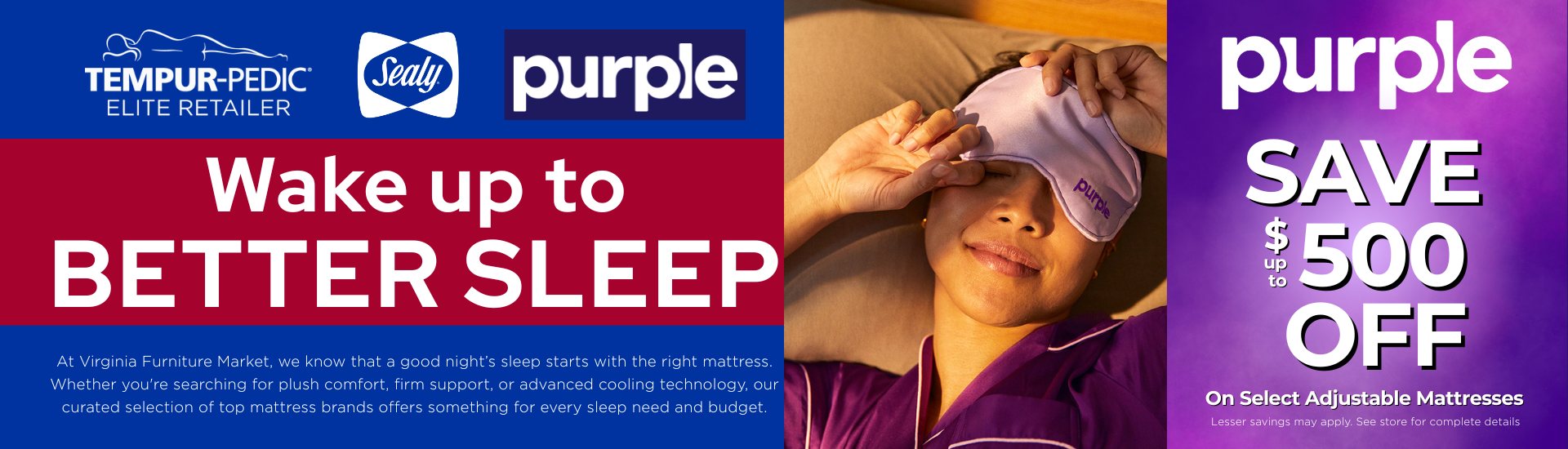 Wake Up To a Better Sleep and Purple Savings