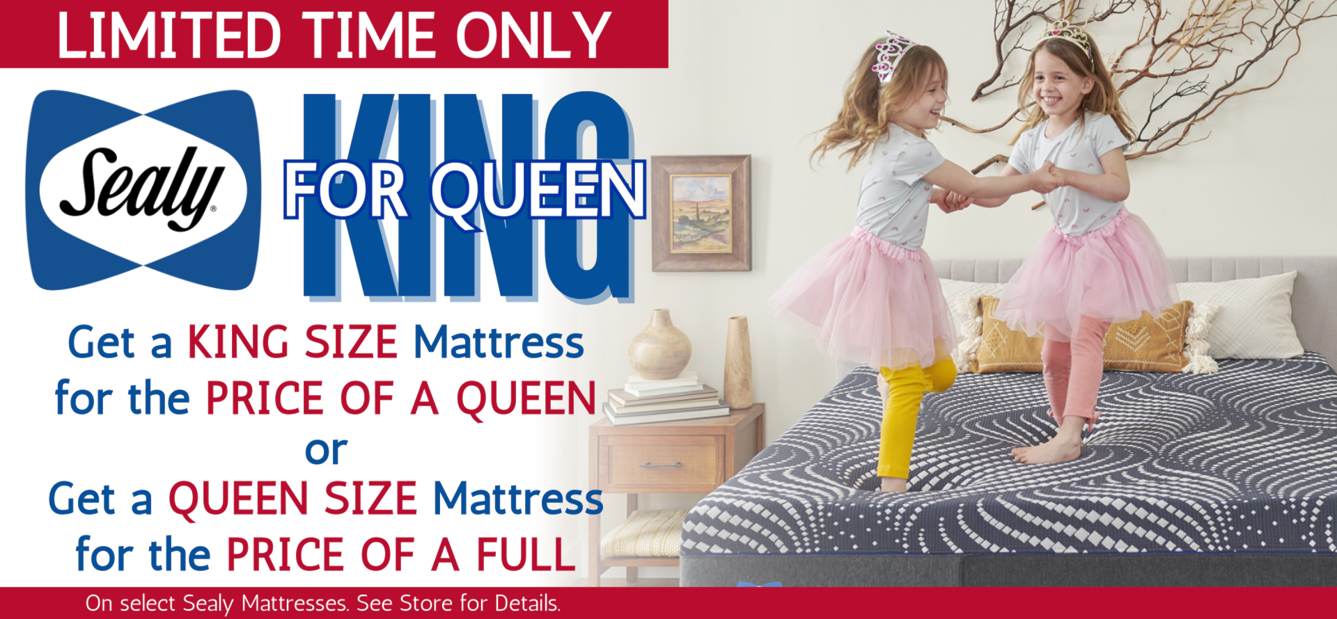 Sealy Mattress King Size for a Queen Price