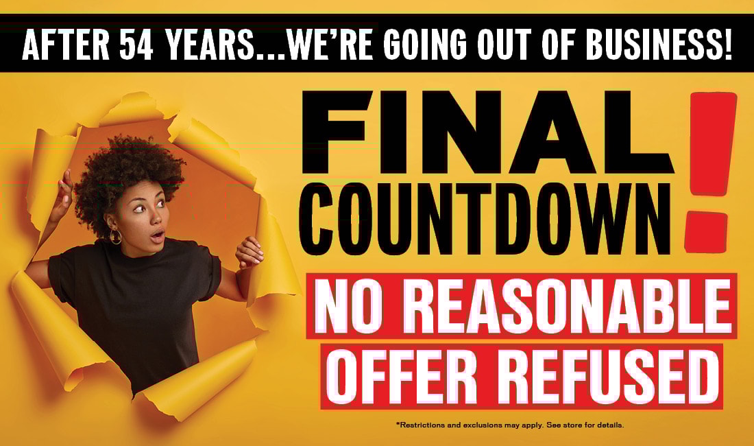 It's Our Final Black Friday! Value City NJ is Going Out of Business! Save up to 75% off!