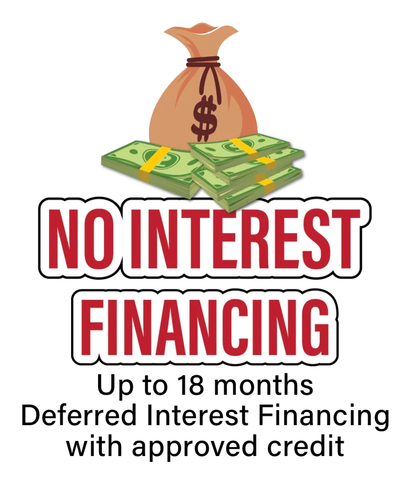 No interest financing