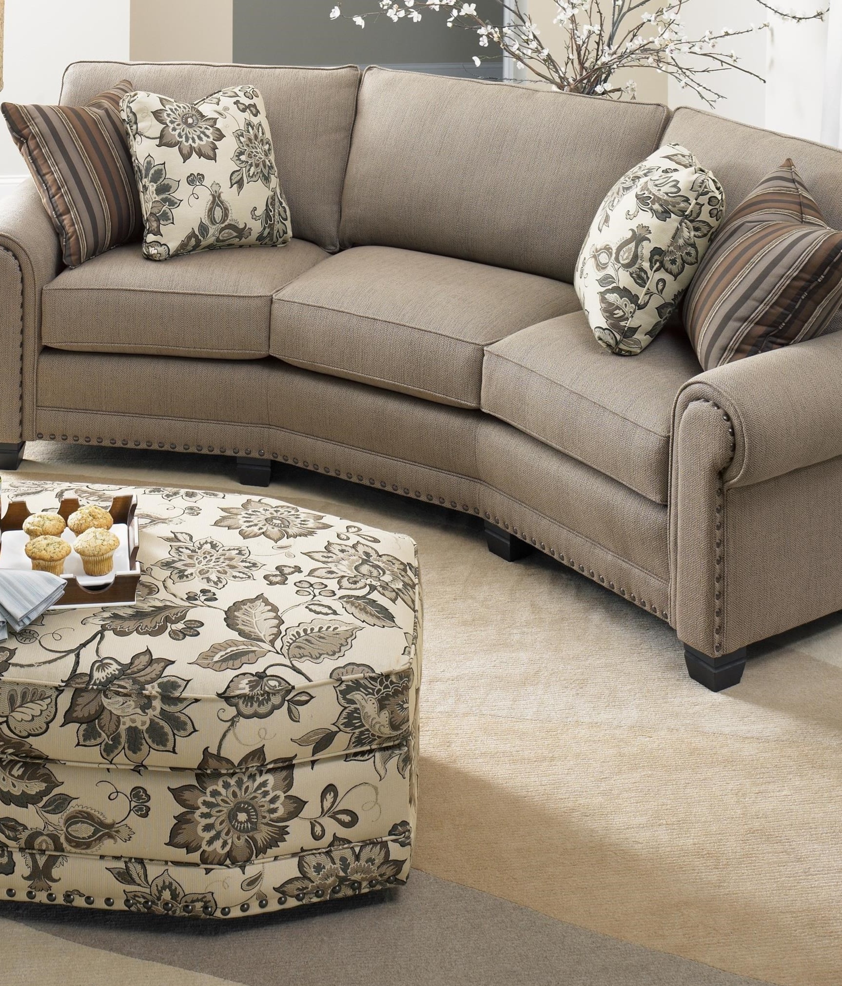 Sofa and ottoman