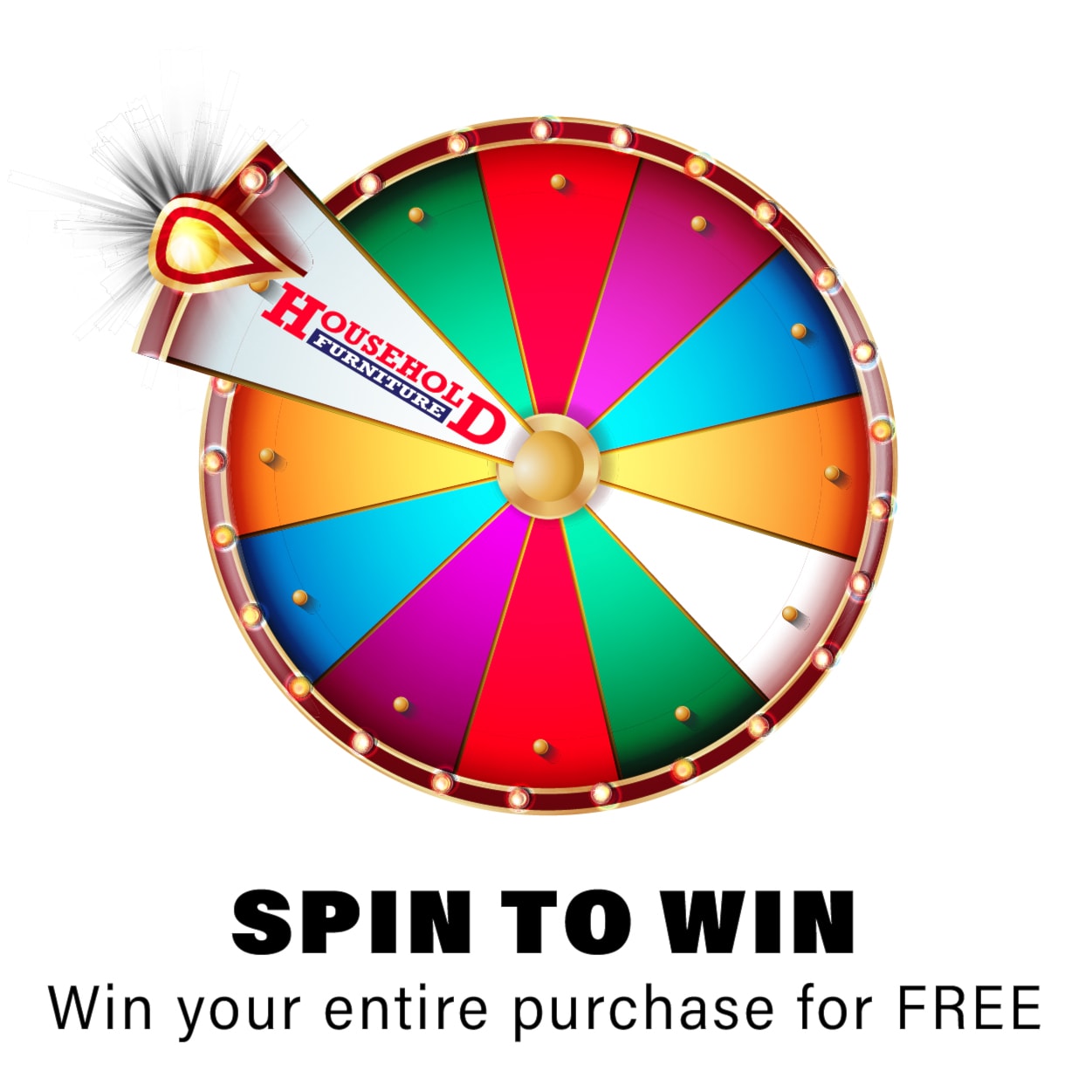 spin to win free furniture