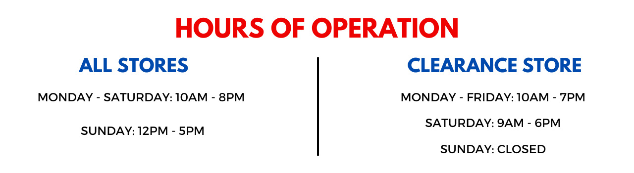 HOURS OF OPERATION