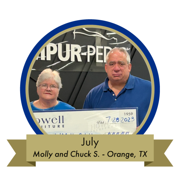 Molly and Chuck S. - July Winner