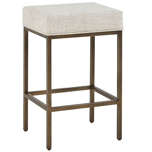 counter-height stool with an upholstered seat