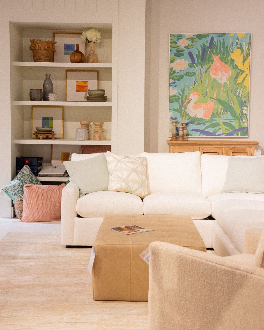 showroom image of sofa