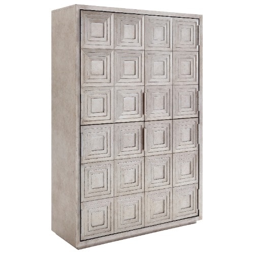 grey patterned bedroom media unit