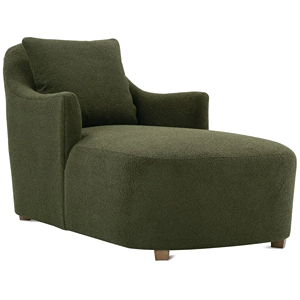 dark green chaise lounge