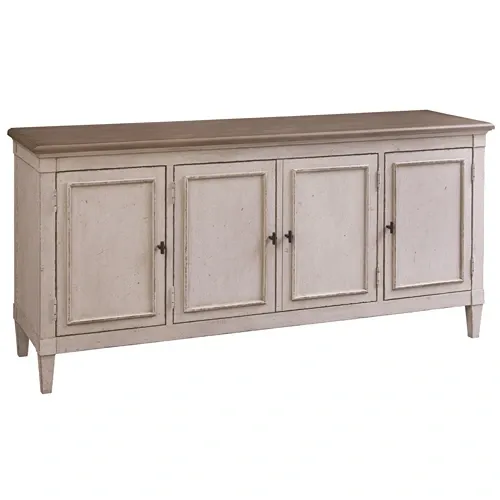 two-toned dining credenza with four doors