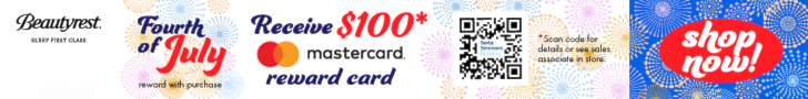 $100 Beautyrest Reward Card