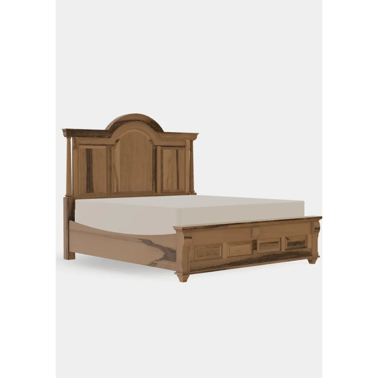 Bartletts Island King Arched Panel Bed