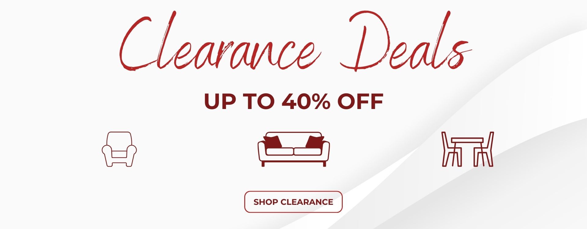 Clearance Deals
Up to 40% off
Shop Clearance