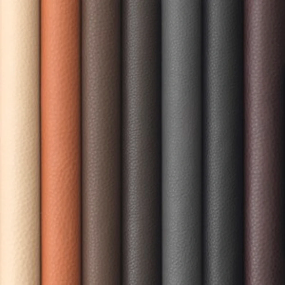 Leather material samples