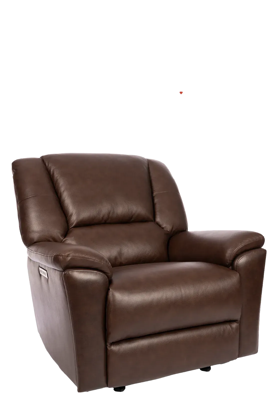Big leather plush recliner