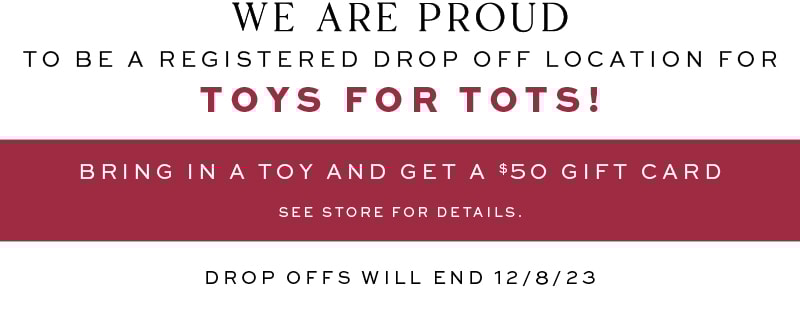 We Are Proud to Be a Registered Drop off Location for Toys for Tots!
