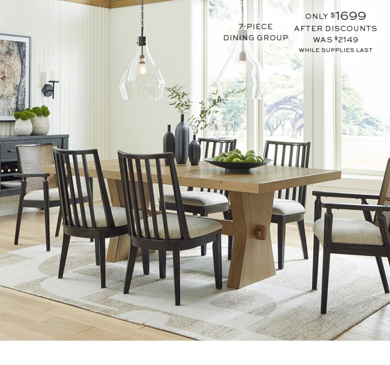 7-Piece Dining Group Only $1699 After Discounts Was $2149 While Supplies Last