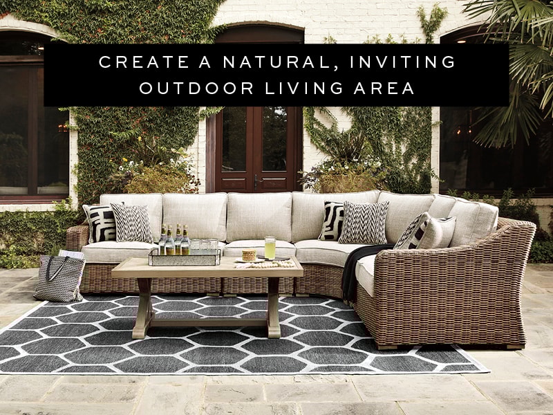 Create a Natural, Inviting Outdoor Living Area
