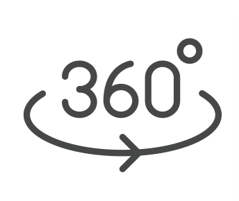 360 degrees icon