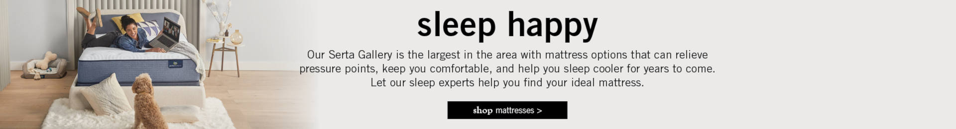 Sweet Dreams. Shop Mattresses.
